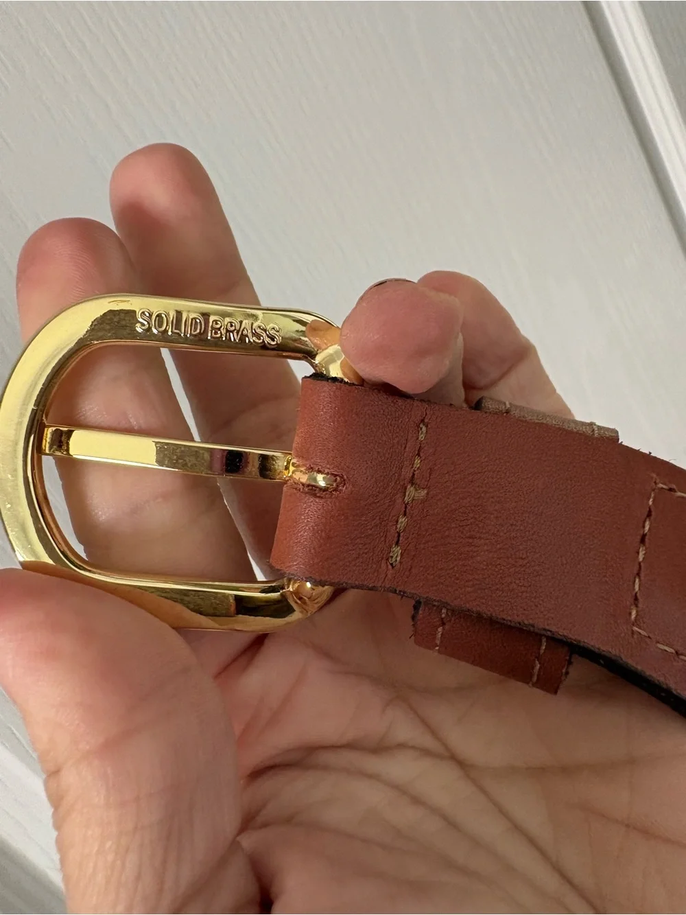 Palm Moon Ribbon Belt men’s size 44